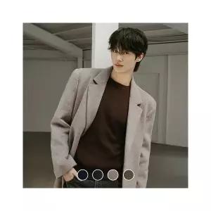 지오다노 남성 겨울 레귤러핏 울캐시미어 싱글 코트 075921 1586632