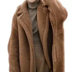 프리미엄 리얼 양털 테디베어 코트 무스탕 빅사이즈 후드