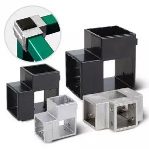 사각 파이프 조인트 각관 소켓 클램프 브라켓 (WFK4ABS)