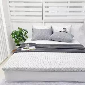 [베드앤데코]크로스 트리플 라텍스 매트리스커버 SS/5cm