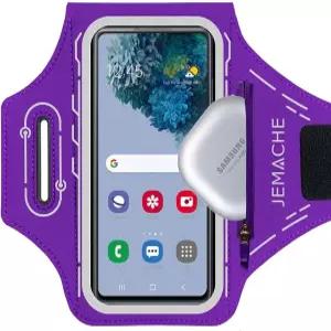 삼성 갤럭시 S25 S24 S23 S22 S21 울트라용 제마체 암밴드 이어버드 홀더가 있는 헬스장 러닝 운동