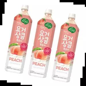 음료 웅진 자연은 요거상큼 복숭아 x 1.5L 12개