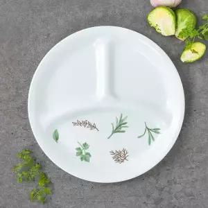 코렐 허브패치 삼절접시