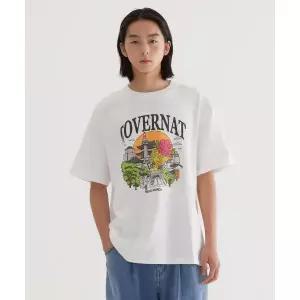 커버낫 COVERNAT 시티 티셔츠 White CO2502ST67WH 408543