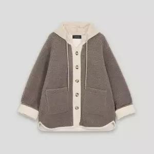 [코데즈컴바인](대구신세계) 니트 후드 코듀 배색 덤블자켓 (CKD-JP380WA)