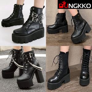 시크덩꼬 신상 클래식 홀더 앵클 통굽 워커힐 가보시힐