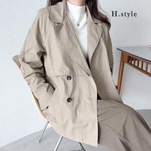 [에이치스타일]H스타일(OT)하프트렌치코트/가을/자켓/JK/점퍼/JP/코트/야상/사파리/아우터/간절기