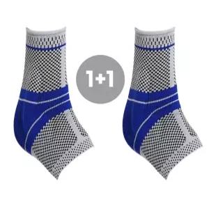 (1플러스1) 아킬레스건 밸런싱 쿠션 패드 서포트 밴드형 발목보호대 염좌 부상 방지