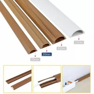 (2P) 타원형 몰딩(30mm) 1M 덮개분리 배선정리/배선정리몰딩/전선몰딩/전선커버/선가리개/선정리대/케이블
