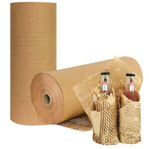 선물포장 신문 대용 완충제 벌집종이 포장재 100M