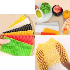 과일 포장 그물망 100P 충격방지 패드 보호네트 와인 유리병 완충제 사과 배 명절 선물