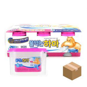 [이지커머스]물먹는 하마 옷장용 3Px6개 BOX 물먹는하마 본품 제습제 습기 습기제거