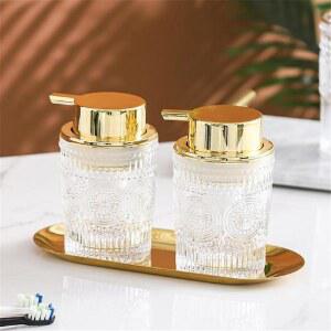 핸드워시 싱크대세제통 300ML 400ML 욕실 유리 손세정제디스펜서 세제용기