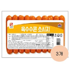[보금푸드] 사조 오양 옥수수콘 소시지 1kg 3개