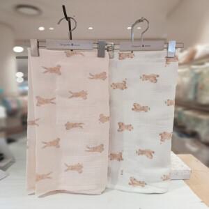 [오가닉맘] (사계절) 거즈담요2세트(루핑래빗 앙베어) (MKR7BY02MKR7BY01)