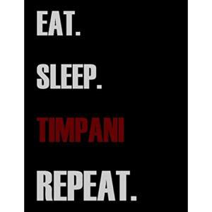 수면 팀파니를 반복해서 드세요: 빈 시트 팀파니 커버 컴포지션 노트북 13단, 8 5배