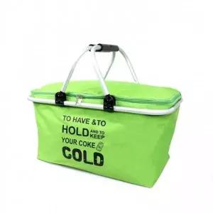 Kimspp 그린 쿨러바구니(32L) 피크닉 보냉 보온가방 쿨러백 쿨러가방