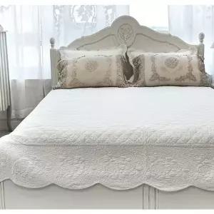 [마메종] 로즈 퀼팅 스프레드 베개커버 세트 - 킹(K) (40855533)