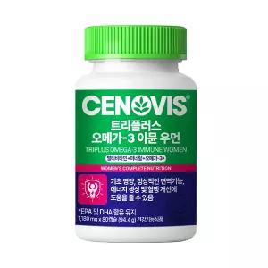 세노비스 트리플러스 멀티비타민 오메가3 이뮨 여성 80캡슐, 1개