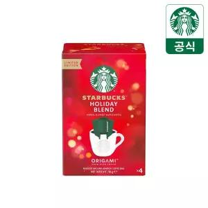 [무배+5만원 랜덤굿즈] 스타벅스 드립백 홀리데이 4P