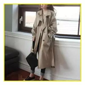 깨비몰여성 베이직 롱 코트 봄가을 트렌치 코트자켓 146131