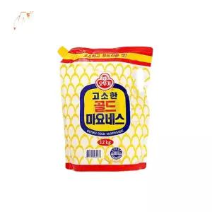 오뚜기 고소한 골드 마요네즈 3.2Kg 파우치마요네즈/마요네즈소스/마요소스/디핑소스/샌드위치/가정/업소용