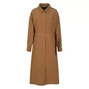 [하프클럽/마레몬떼]사이드 플리츠 벨티드 원피스_M243MOP17S0