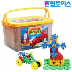 한립토이스 월드 사각 블럭/교구/조립/학교/늘봄/교실/끼우기/블록/놀이/돌봄/완구/장난감/도형/방과후