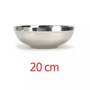 (20cm) 스텐 냉면기/그릇/탕기/대접/면기/국수/우동/가정용/주방용/식당용/쫄면/냉면/물냉면/분식/라면기