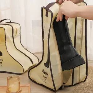 PVC 그물 부츠 보관 커버 신발 가방/숏부츠 보관함 수납 장화 수납함 주머니 레인부츠 롱부츠 파우치 겨울