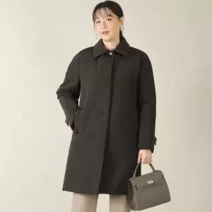 애비뉴투지 엄마옷 미니멀 깔끔한 스탠 카라 패딩 히든 스냅 봄 가을 초겨울 긴팔