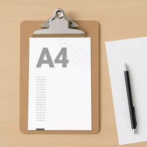 내추럴 우드 A4 클립보드 감성 서류 정리판/튼튼한/결제판/보관판/거치대/문구/용지/받침/고급/결제/서류철