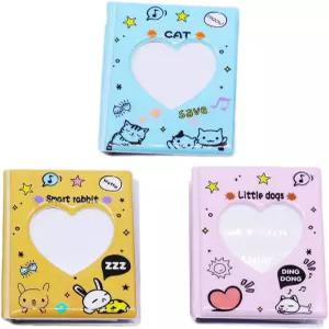 할윤 포토카드 바인더 앨범 2x3 미니 사진 후지필름 인스탁스 카메라 폴라로이드 스냅 및 소셜 매틱