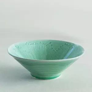 이천도자기 비취연 면기 2호 26.5cm 식기 그릇 우동기 라면 도기 세라믹 국물요리 덮밥 국수 원형볼 냉면