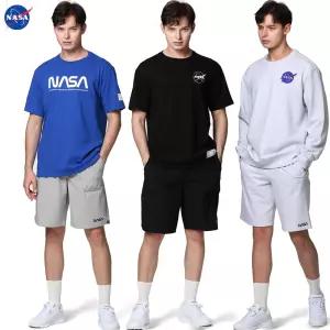 [NASA 나사] 반팔티/반바지/조거팬츠/긴바지/맨투맨/후드집업/양면패딩항공점퍼/아우터/상하세트/티셔츠/카라티/면바지/남자/여자