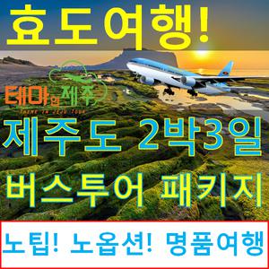 제주도효도여행/2박3일 버스투어패키지/노팁노옵션/항공/숙소/식사포함