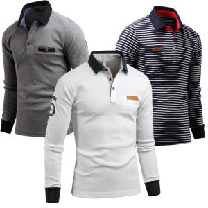 남성 카라티 긴팔티셔츠 남자 카라티셔츠 폴로 의류