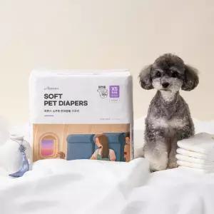 아몬스 소프트 국산 강아지 기저귀 50매 애견 생리대 팬티 매너벨트