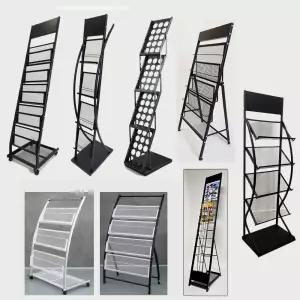 잡지꽂이 카달로그 전단지 팜플렛 꽃이 꽂이 거치대