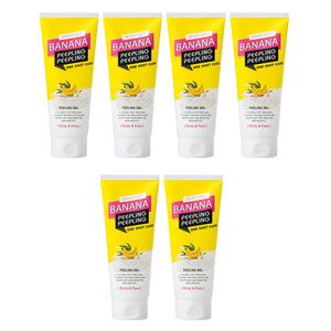 TV홈쇼핑  바나나필링필링 젤 원샷케어 200ml 6개/각질제거제 바디스크럽 젤 스크럽 각질제거