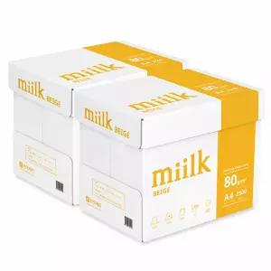한국제지 밀크베이지(미색) A4용지 80g 2박스(5000매)/복사용지/MIILK BEGIE