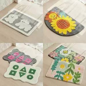 북유럽 발매트 주방 매트 순면 욕실 키친 러그 현관