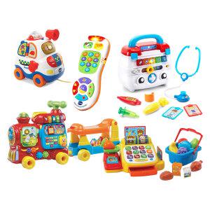 브이텍 타이닝 터치 리모콘 / 4in1 알파벳 트레인 붕붕카 / 폴리스 카 / 병원놀이세트 / 첫 계산대놀이 세트