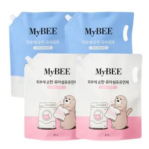 마이비 유아세제/유연제2.1Lx3팩,4팩 리필 용기