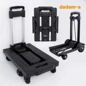 핸드 접이식 카트 쇼핑 구루마 손수레 폴딩 대차 핸드카 운반 끌차 밀차 장바구니 캐리어 시장 수레 달리