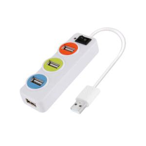 [코시] USB 2.0 무전원 허브 4포트 UH1226 /화이트