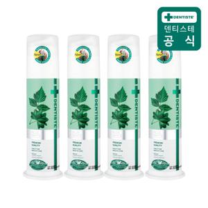 덴티스테 치약 뉴플러스화이트 펌프형 170g 4개