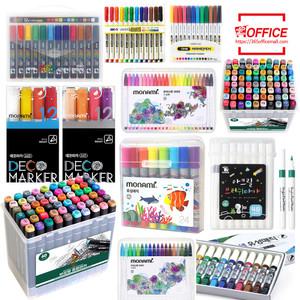 아크릴브러쉬마카 트윈마카 데코 유성매직 네임펜 12색/24색/36색/48색/60색/80색