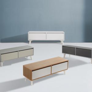 도도 1000 미니 TV 거실장 낮은 티비다이 장식장