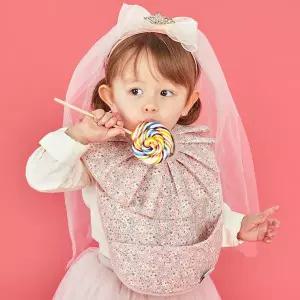 [벨몽] 러플 방수 아기 자기주도 이유식턱받이-프림로즈